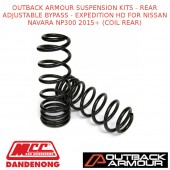 OUTBACK ARMOUR SUSPENSION KIT REAR ADJBYPASS EXP HD NAVARA NP300 2015+ COIL REAR